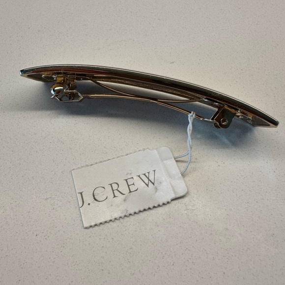NWT J.Crew Gold Barrette Hair Clip - Picture 2 of 6